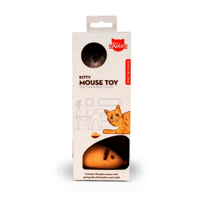 Wooden Cat Toy - Mouse