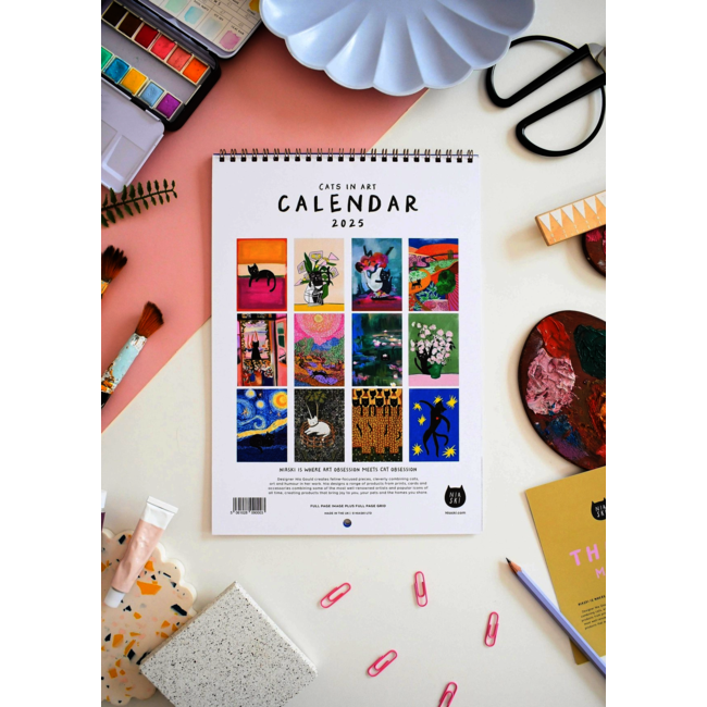 Niaski - Cats in Art Kalender 2025