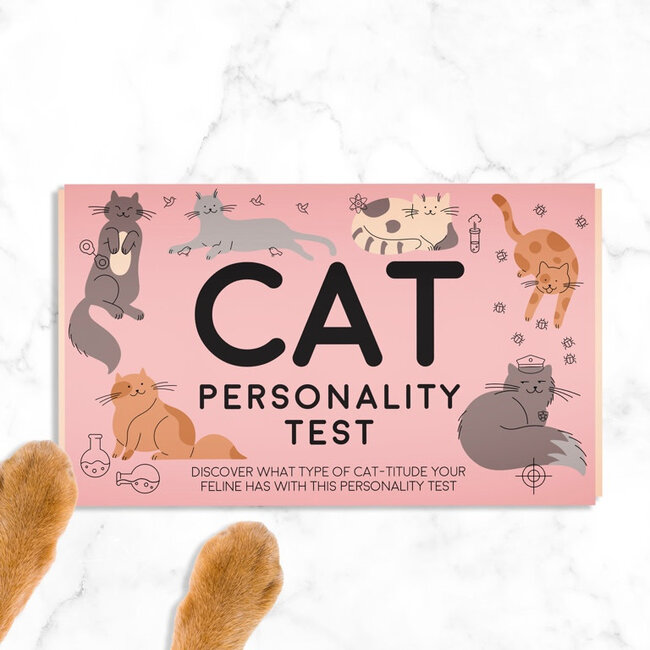 Cat Personality Test - 100 kaartjes om de Persoonlijkheid van je Kat te ontrafelen