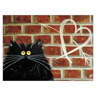 Kim Haskins - Lovecat, Double Card with Envelope