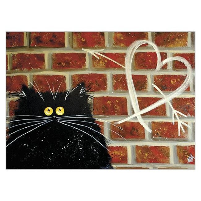 Kim Haskins - Lovecat, Double Card with Envelope