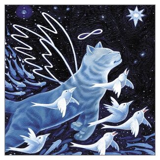 Vicky Mount - Light Flight, Dubbele Kaart met Enveloppe