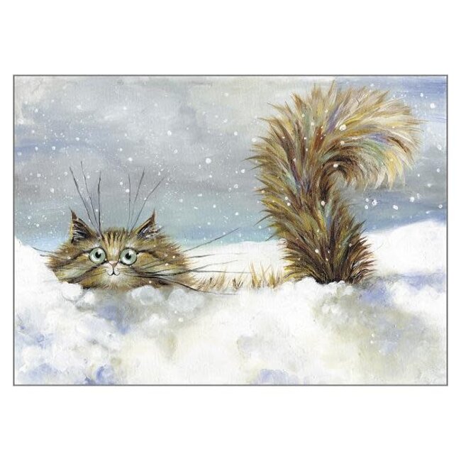 Kim Haskins - In a Flurry, Double Card with Envelope