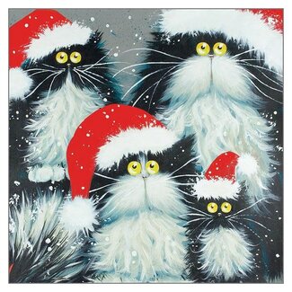 Kim Haskins - Purrfect Christmas,  Dubbele Kaart met Enveloppe