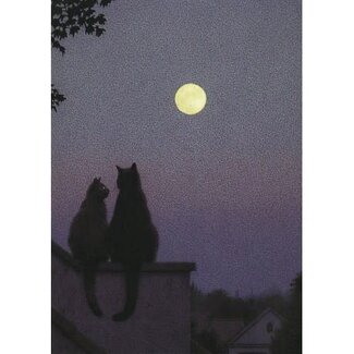 Quint Buchholz - Volle Maan, Ansichtkaart 14,8 x 10,5 cm
