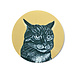 Katja Rub Katja Rub - Magneet, Kattenkop Geel
