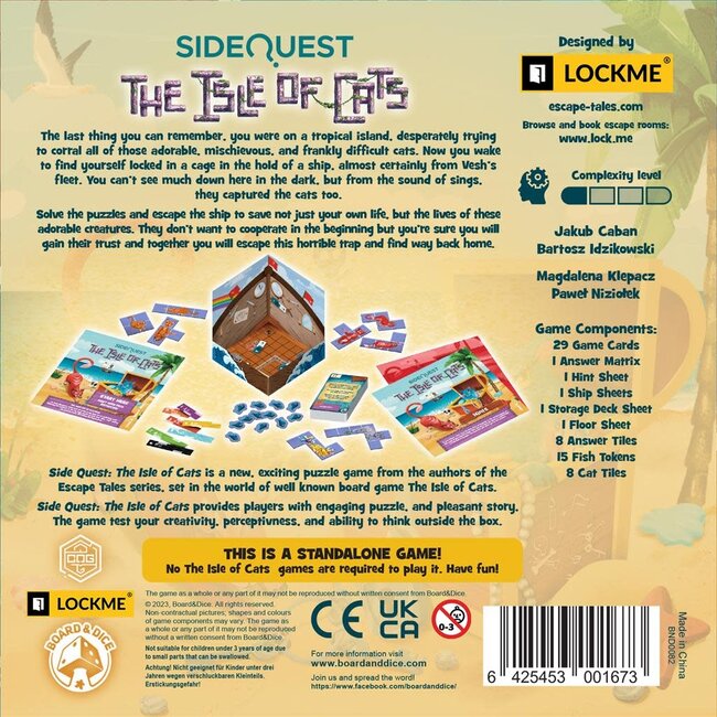 Side Quest - The Isle of Cats, Escape and Puzzle Game