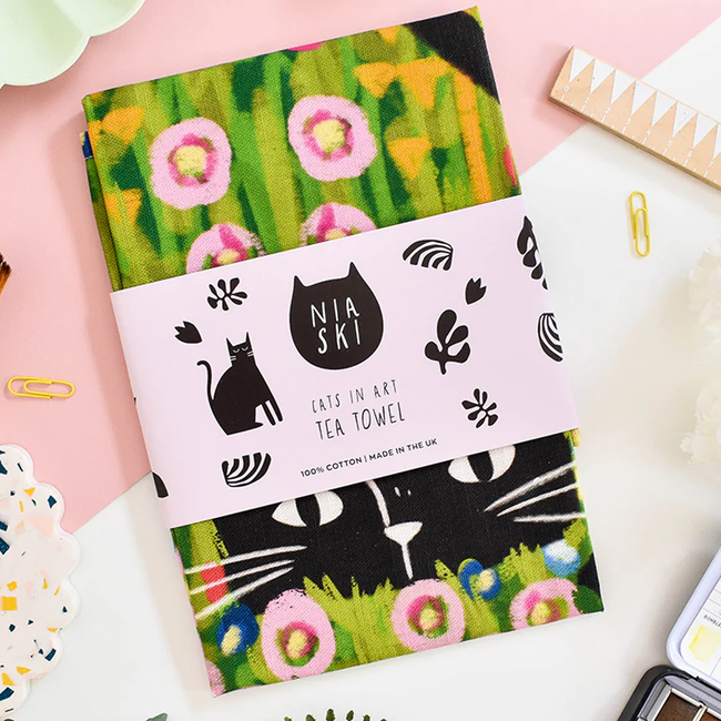 Niaski - Tea Towel Klimt Garden