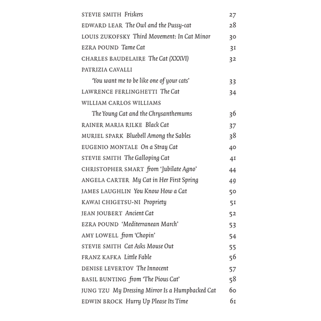 Cat Poems - By the World's Greatest Poets