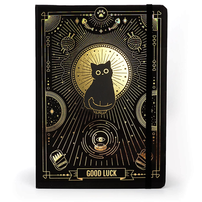 Compoco Good Luck Black Cat, Notebook Journal
