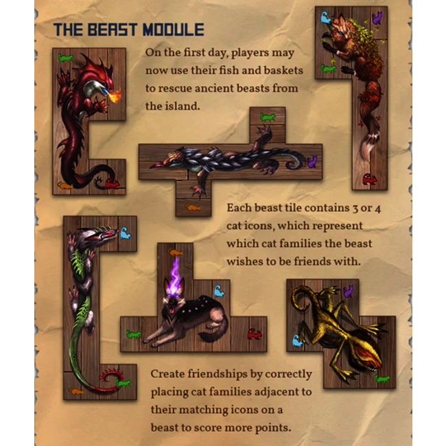 The Isle of Cats - Kittens & Beasts Expansion Set