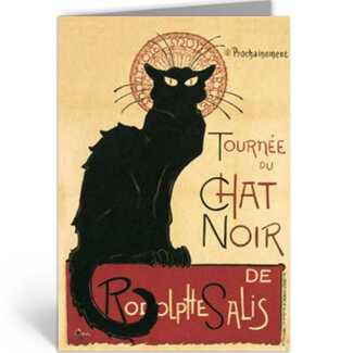 Steinlen - Tournée du Chat Noir, Double Card with Envelope