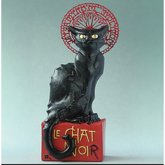 Steinlen - Le Chat Noir Mini, Sculpture 11 cm