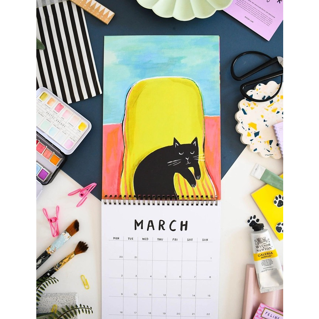 Niaski - Cats in Art Kalender 2026