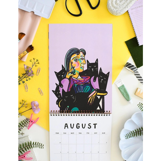 Niaski - Cats in Art Kalender 2026