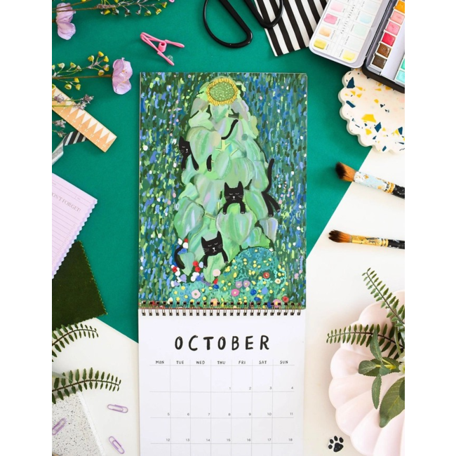 Niaski - Cats in Art Calendar 2026