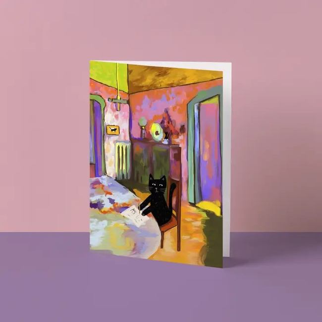 Niaski - Wassily Catdinski, Dubbele Kaart met Enveloppe