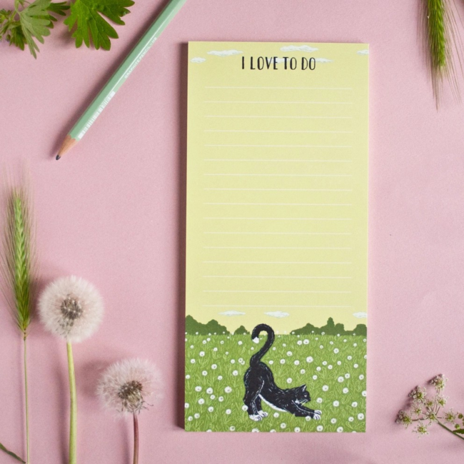 Katja Rub - Cat and Dandelion, Notepad