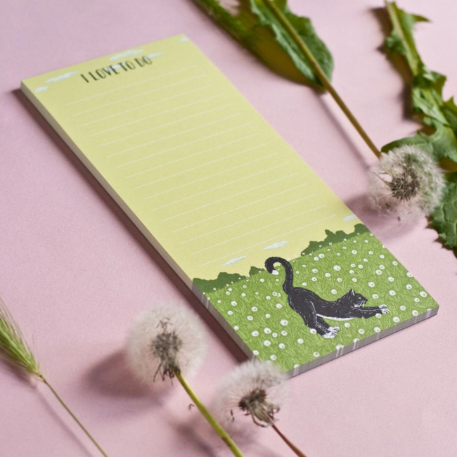 Katja Rub - Cat and Dandelion, Notepad