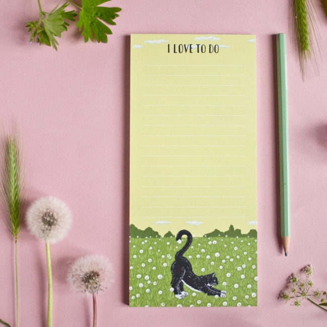 Katja Rub - Cat and Dandelion, Notepad