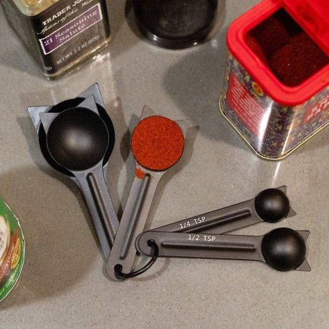 Kattenkopjes, Metalen Maatlepels