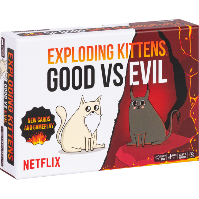 Exploding Kittens - Good vs Evil, English Edition