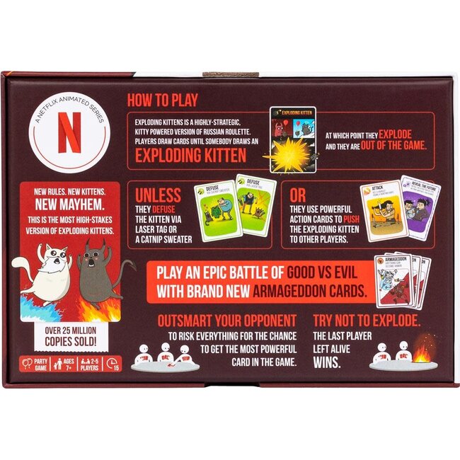 Exploding Kittens - Good vs Evil, English Edition
