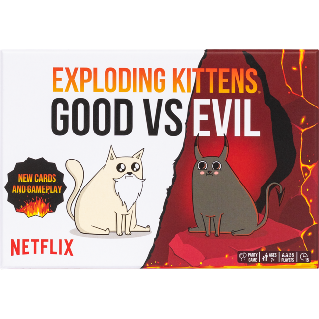 Exploding Kittens - Good vs Evil, English Edition