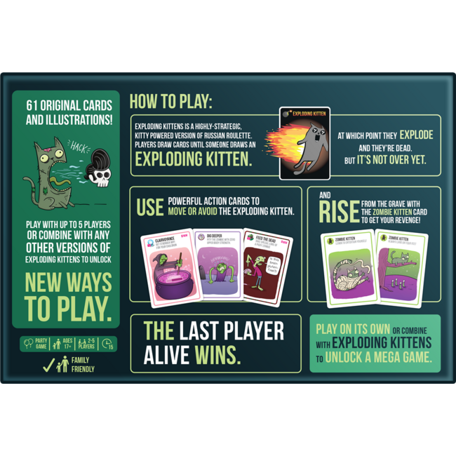 Exploding Kittens - Zombie Kittens