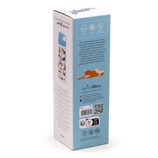 Feline Fine - Thermos All Cats with Flip Straw, 500 ml