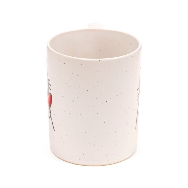 Puckator - Tea Mug, Cat with Heart