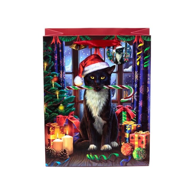 Lisa Parker - Kerst Kat Krampus, Geschenktas Groot