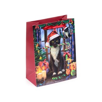 Lisa Parker - Christmas Cat Krampus, Giftbag Medium
