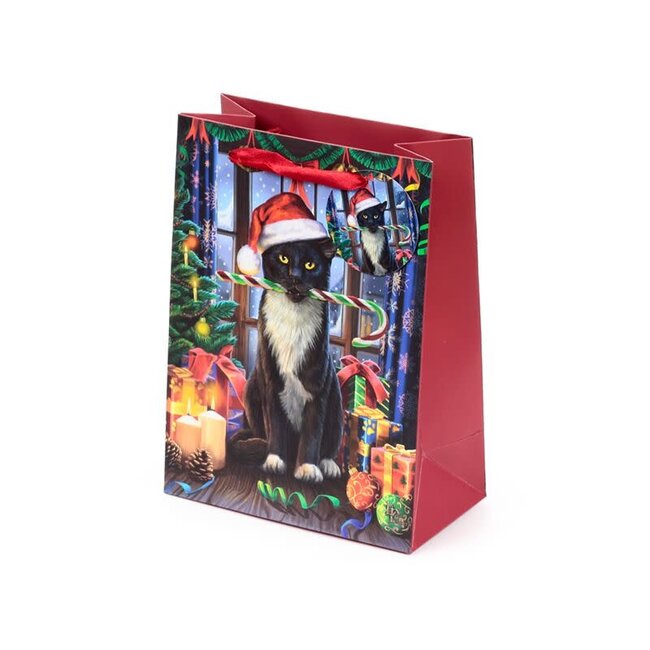 Lisa Parker - Christmas Cat Krampus, Giftbag Medium