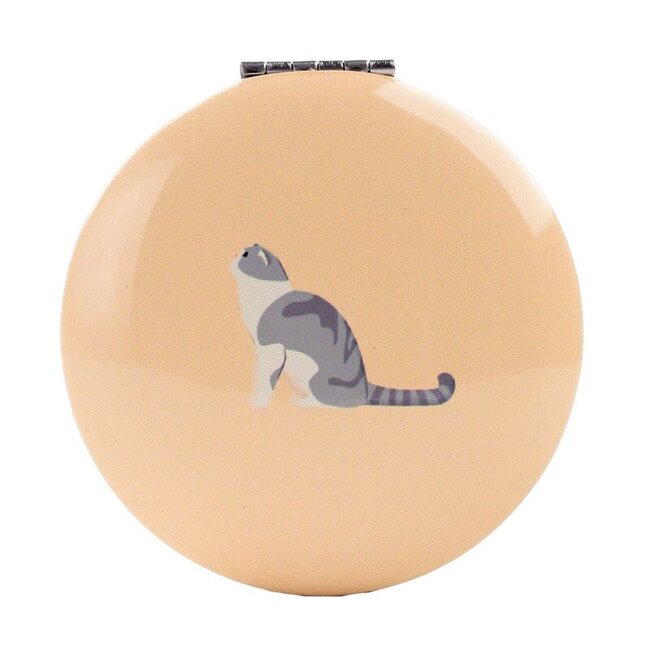 Feline Fine Cats - Compact Make Up Spiegeltje, Peach