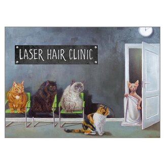 Lucia Heffernan - Laser Hair Clinic, Dubbele Kaart met Enveloppe