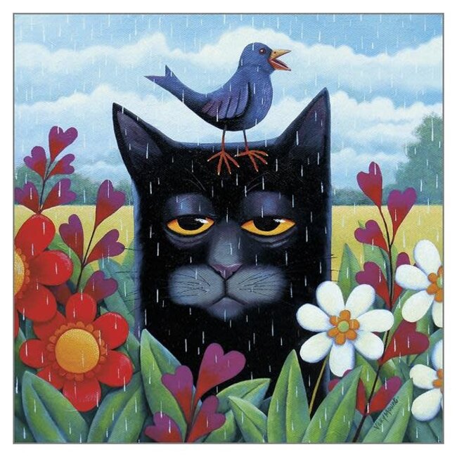 Vicky Mount - Long Blue Summer, Dubbele Kaart met Enveloppe