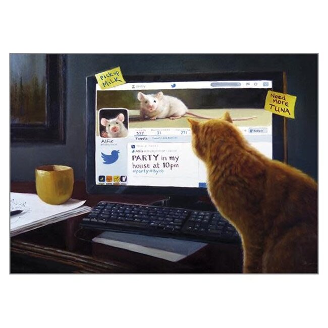 Lucia Heffernan - Mouse Party, Double Card with Envelope