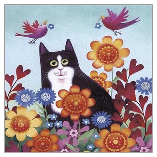 Vicky Mount - Spring has Sprung, Dubbele Kaart met Enveloppe