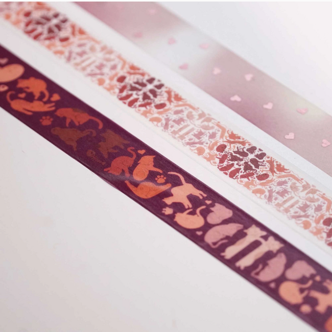 Yoga Cats Washi Tape - Set van 3
