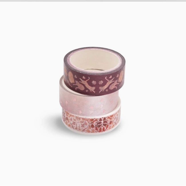 Yoga Cats Washi Tape - Set of 3