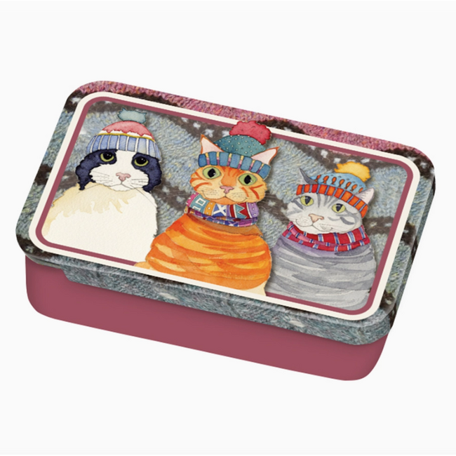 Emma Ball Ltd Emma Ball - Cats in Hats, Pocket Tin