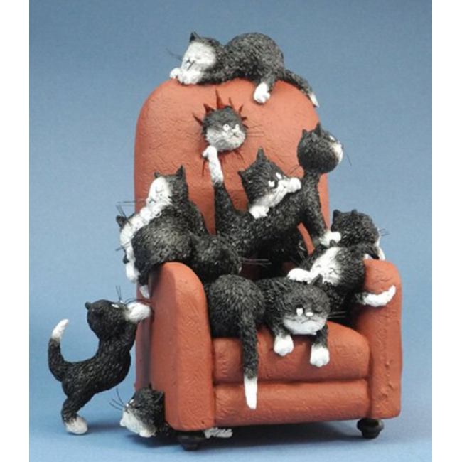 Dubout - Garde-Moi une Place! Beelden Set 2 st