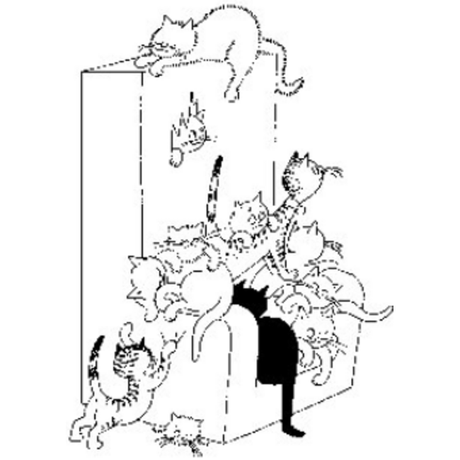 Dubout - Garde-Moi une Place! Beelden Set 2 st