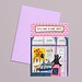 Niaski Niaski - Cat Art Gallery, Double Card with Envelope