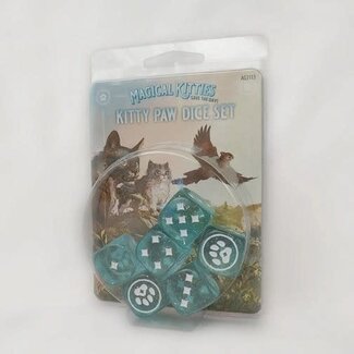 Atlas Games Magical Kitties Save the Day! - Kitty Paw Dobbelstenen, Set 6 stuks
