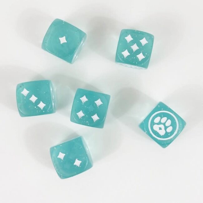 Magical Kitties Save the Day! - Kitty Paw Dobbelstenen, Set 6 stuks