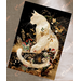 Meow & Muse - Embroidered Grace Cat, Postcard 14.8 x 10.5 cm