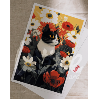 Meow & Muse - Art Cats Club 20, Postcard 14.8 x 10.5 cm