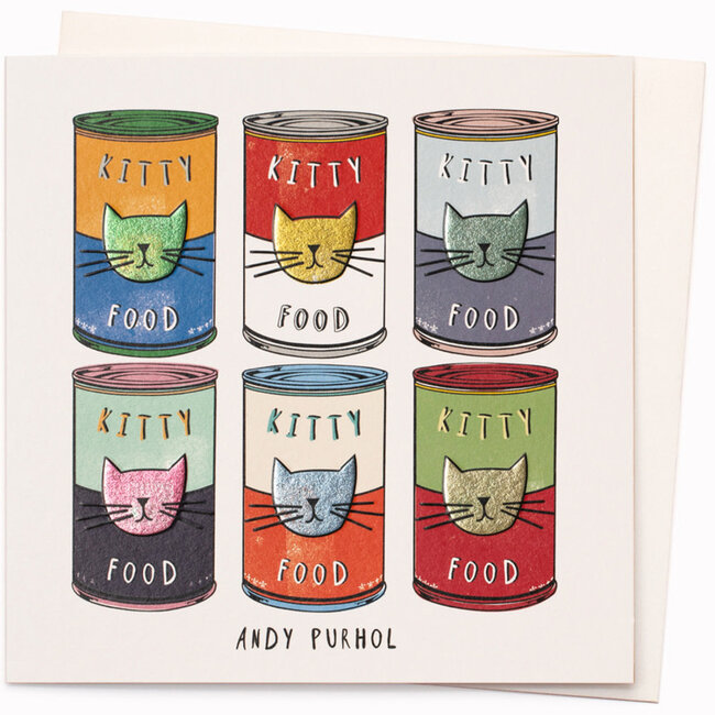 Niaski - Andy Purhol, Double Card with Envelope